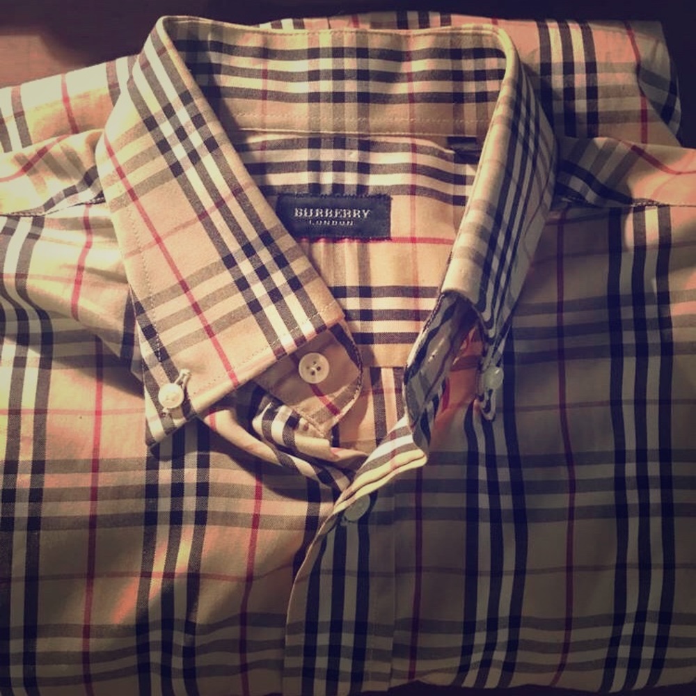Burberry Button Up/ Flannel
